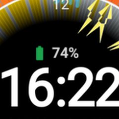 Slot above the time